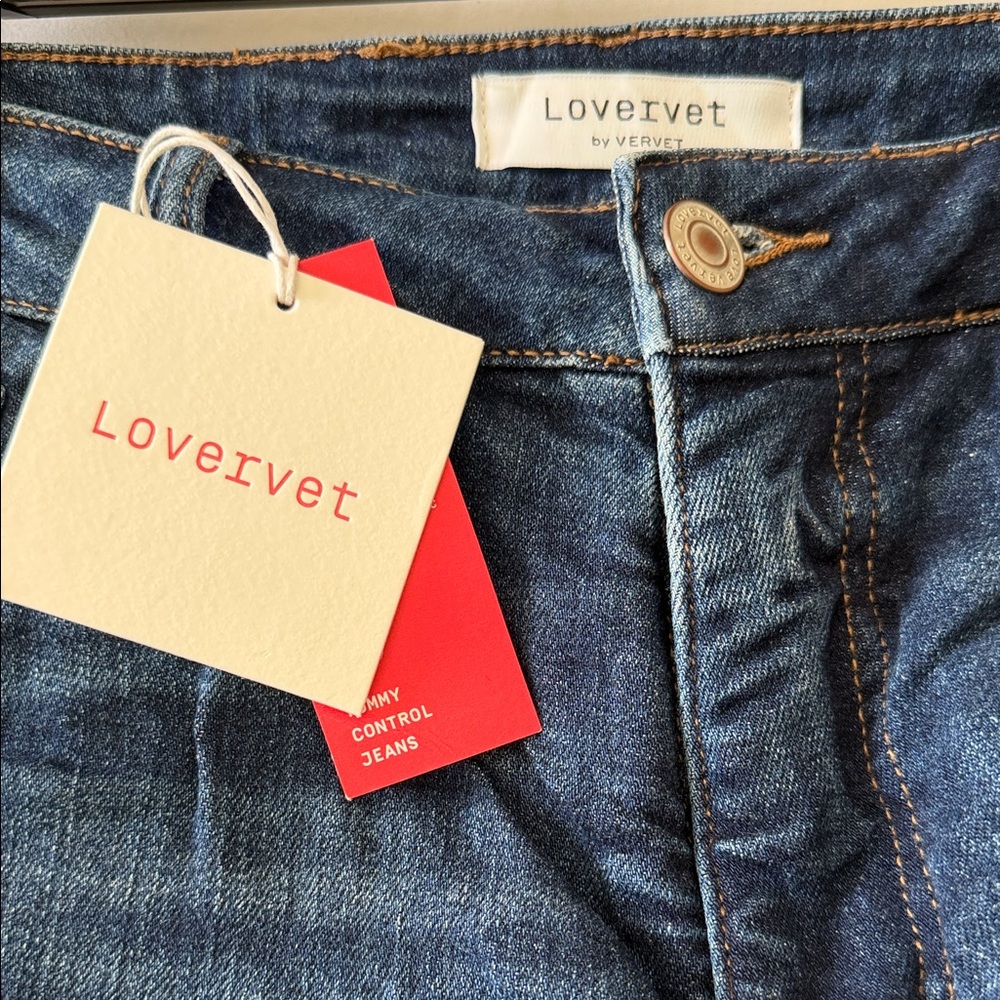 Lovervet Plus Size Blue Denim Jeans